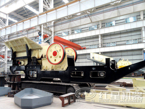 時產50噸混凝土塊移動破碎站履帶式 時產50噸混凝土塊移動破碎站履帶式