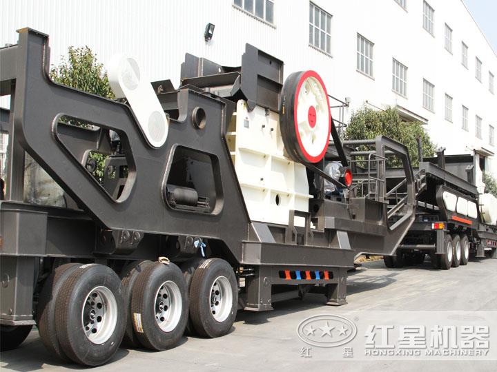 顎式移動破碎機,破碎比大,故障率低 顎式移動破碎機,破碎比大,故障率低