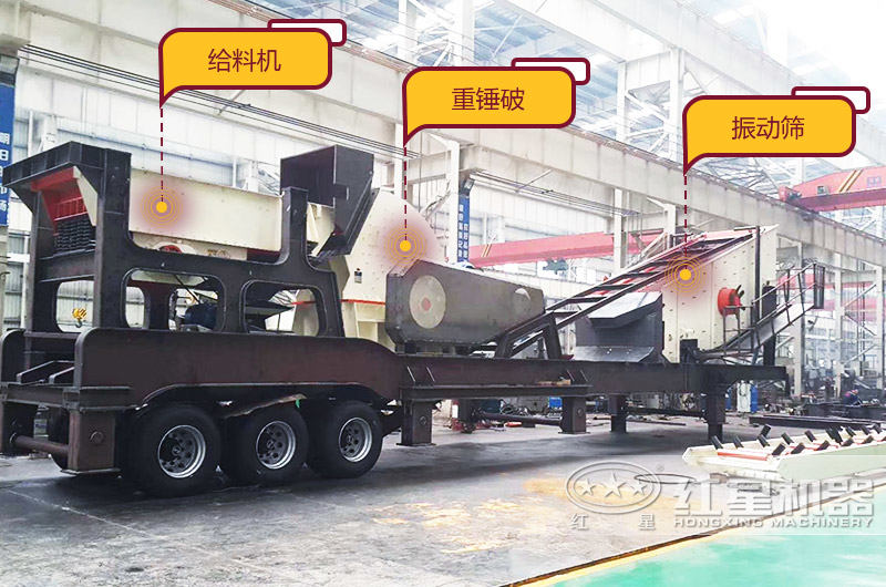 一臺移動錘式打砂機多種生產工藝 一臺移動錘式打砂機多種生產工藝