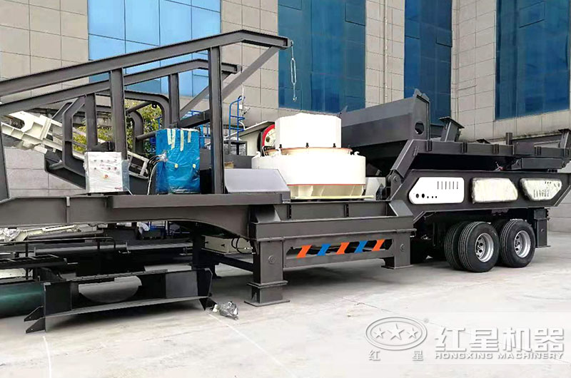 移動制砂破碎機實拍圖 移動制砂破碎機實拍圖