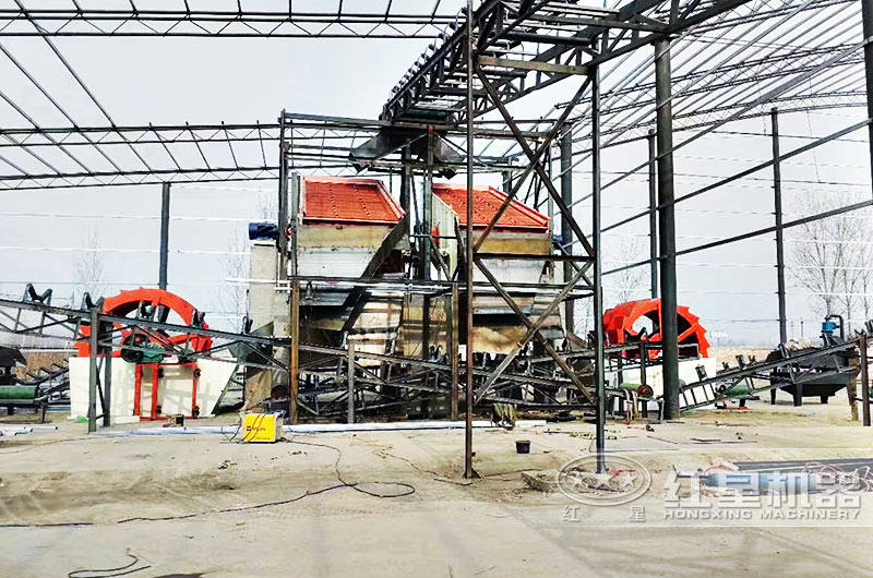 河南鄭州客戶洗沙場(chǎng)實(shí)拍圖 河南鄭州客戶洗沙場(chǎng)實(shí)拍圖