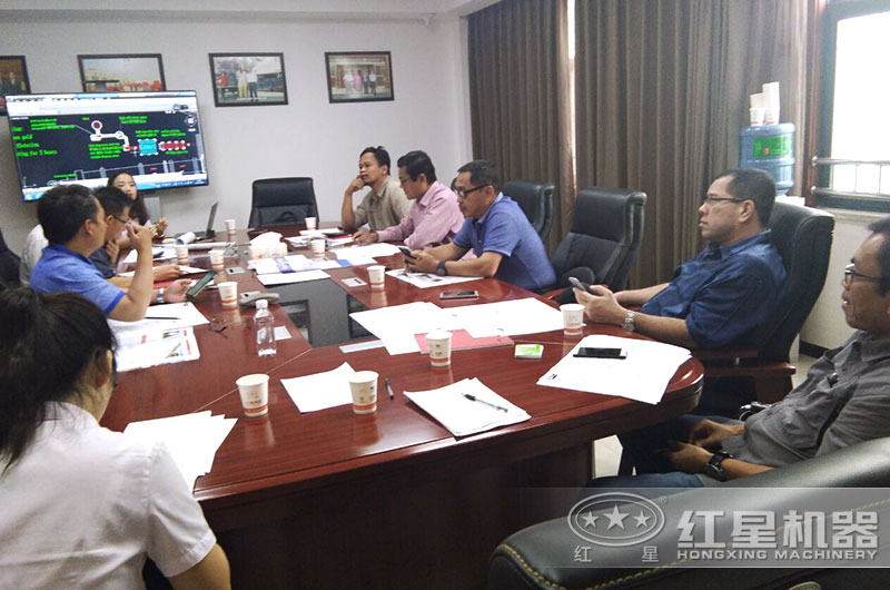 客戶來廠考察，制定生產方案