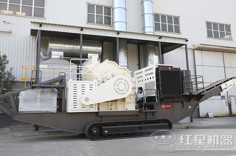 小型流動打沙機一體機圖片-履帶式 小型流動打沙機一體機圖片-履帶式