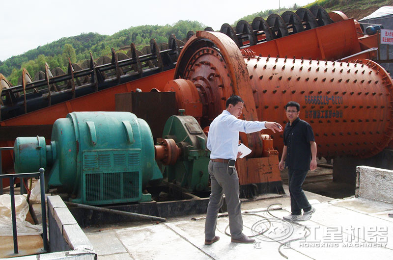 濕式球磨機-客戶磨礦現場 濕式球磨機-客戶磨礦現場