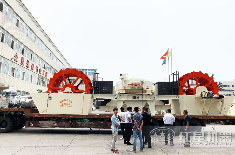 廠家洗沙機發貨,專車運輸 廠家洗沙機發貨,專車運輸