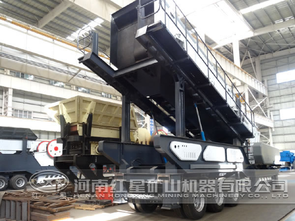 河卵石移動式破碎機 河卵石移動式破碎機