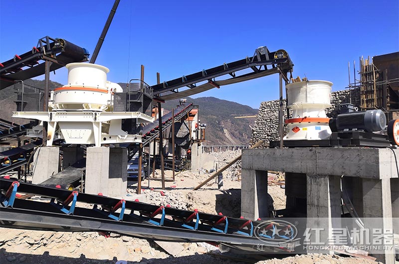 7A制砂機安裝現場
