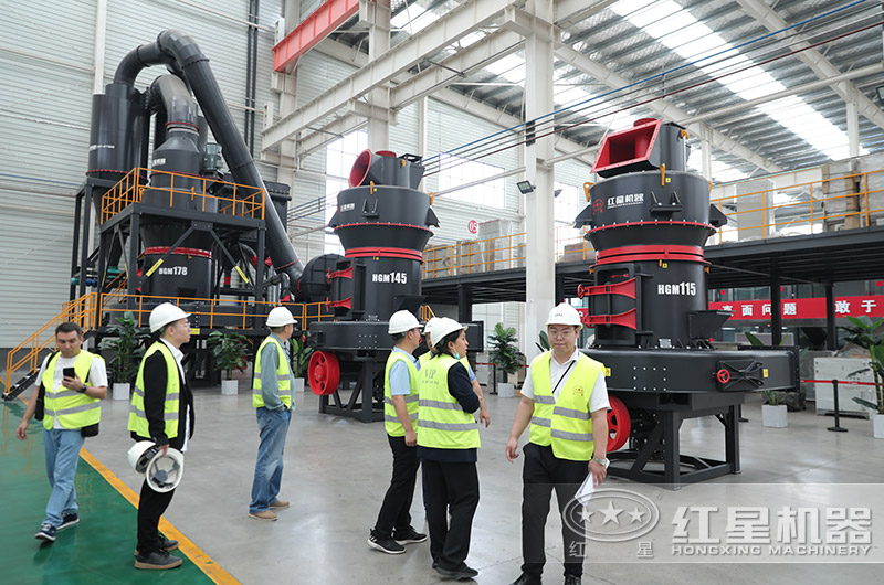 客戶來廠考察磨粉機(jī)設(shè)備 客戶來廠考察磨粉機(jī)設(shè)備