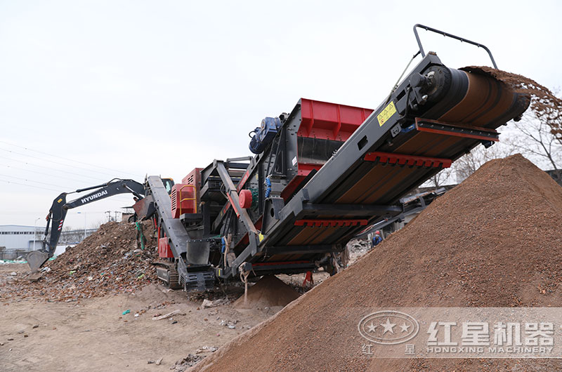 再生石子加工生產現場 再生石子加工生產現場