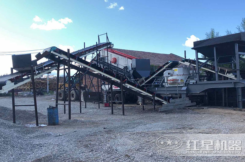 移動制沙生產線現場 移動制沙生產線現場